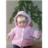 Winterjas teddy roze V