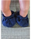 slofjes fleece blauw V 