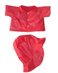 Regenjas met zuidwesterpet rood V673