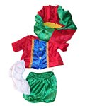 4 dlg zwarte piet pak v682