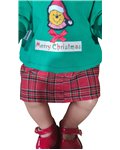  kerst roksetje pooh 2 delig V375