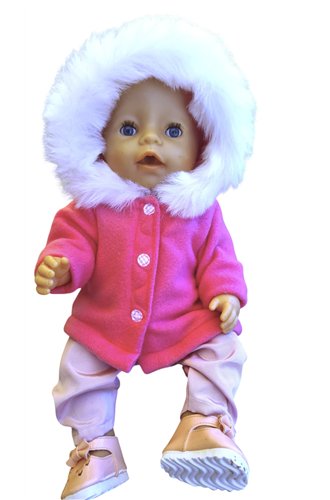 winterjas met bontcapuchon 