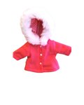 winterjas met bontcapuchon 