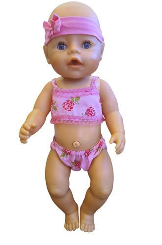 Bikini met ruches  V108
