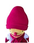 Muts, sjaal en wantjes rood V137