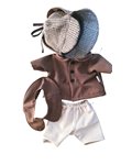 Sherlock Holmes outfit 4 delig