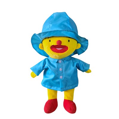 Regenjas met zuidwester,gevoerd
