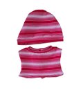 shirt + muts rood wit