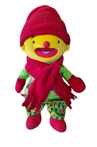 Muts, sjaal en wantjes rood V137