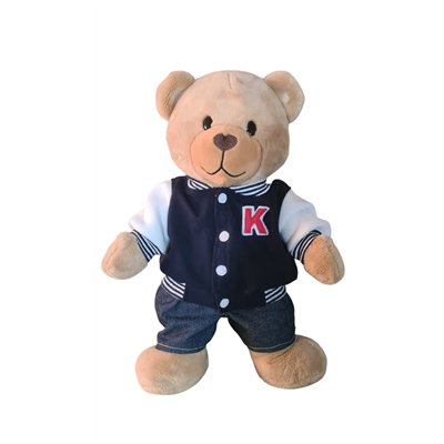 Baseballjack  blauw V784