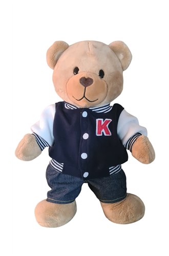 Baseballjack  blauw V784