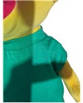 T shirt vleermuismouw groen V814