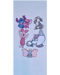 2 dlg pakje pastel kleur Disney 